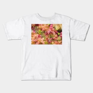 The Magic Of The Season Poinsettias Digital Art Kids T-Shirt